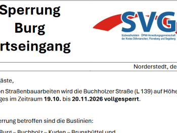 Permalink zu:Sperrung Buchholzer Straße