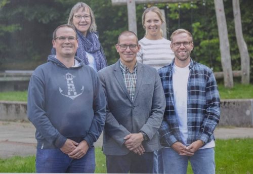 von links nach rechts: Herr Meier, Frau Geschke, Herr Ley, Frau Jaworski, Herr Thode